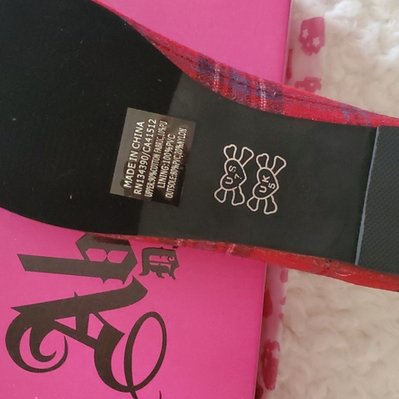 🔥NIB Abbey Dawn Tartan Plaid Ballerina Flats size 7 - Picture 7 of 12